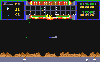 Blaster atari screenshot